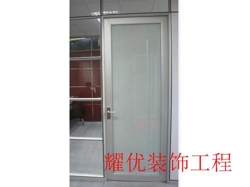 哑光玻璃百叶门