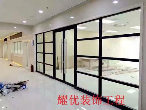 单层玻璃隔断