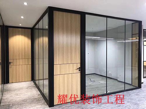 单层玻璃隔断