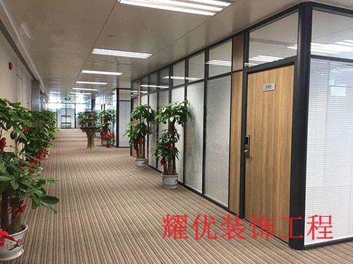 双层玻璃隔断